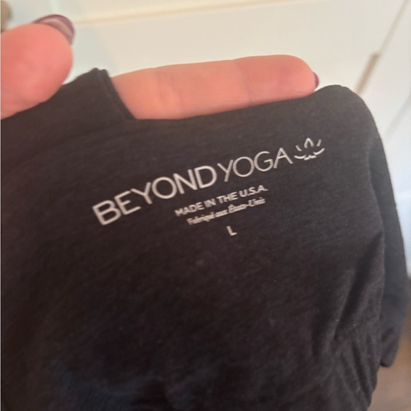 Beyond Yoga Large Gray Spacedye Under Lock Key Dress Athletic Travel - Picture 3 of 4